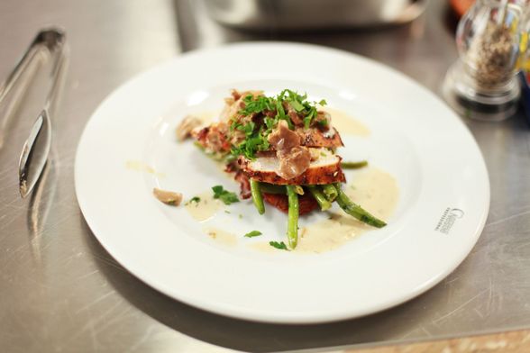 Kurczak z plackiem pieczonym