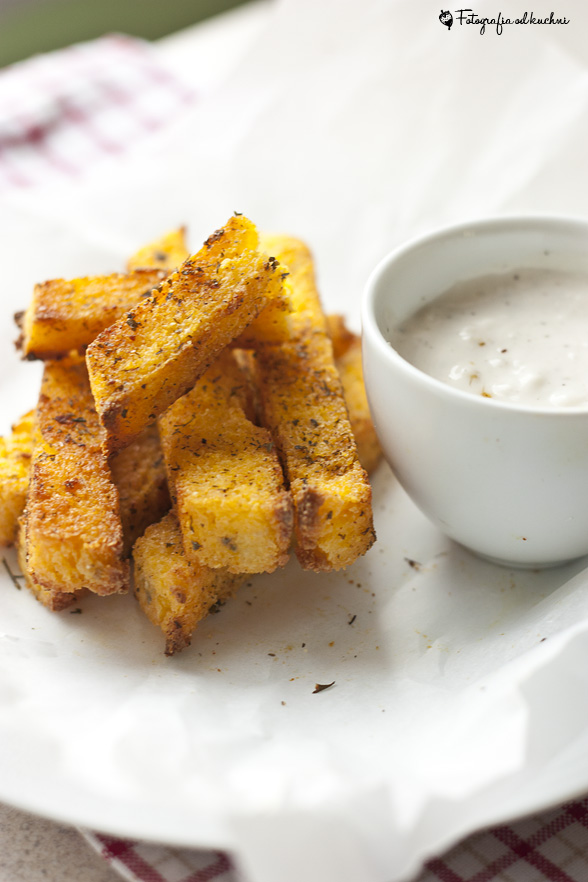 Pieczona polenta ala frytki