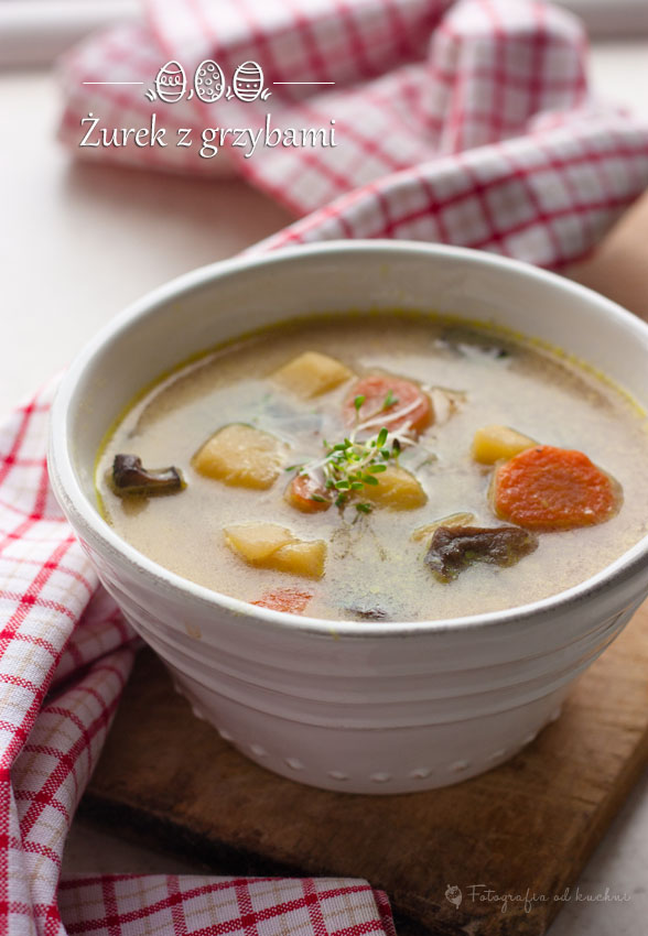 Żurek z grzybami
