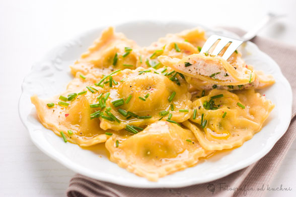 Ravioli z łososiem Ravioli z łososiem