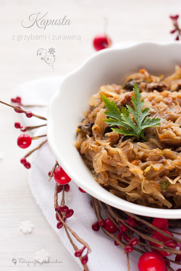 Świątecza kapusta z grzybami