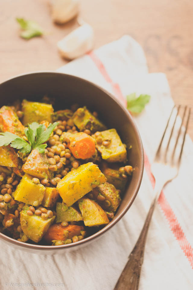 Sałatka z pieczonych warzyw