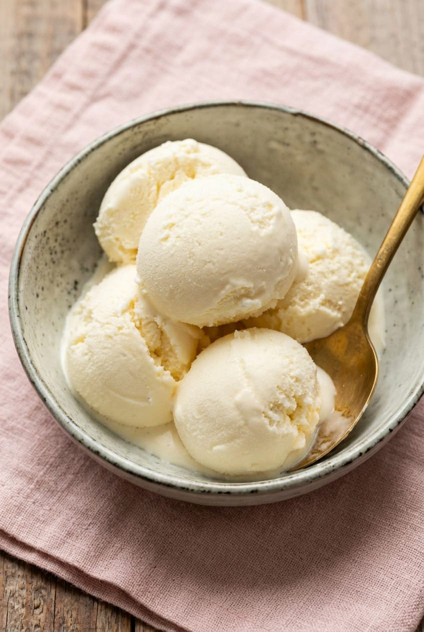 Domowe lody waniliowe (weganskie)